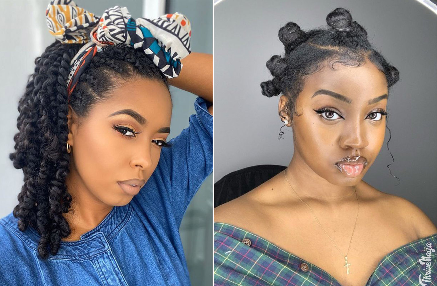 66 Different Ways to Style Your Natural Hair At Home | ThriveNaija