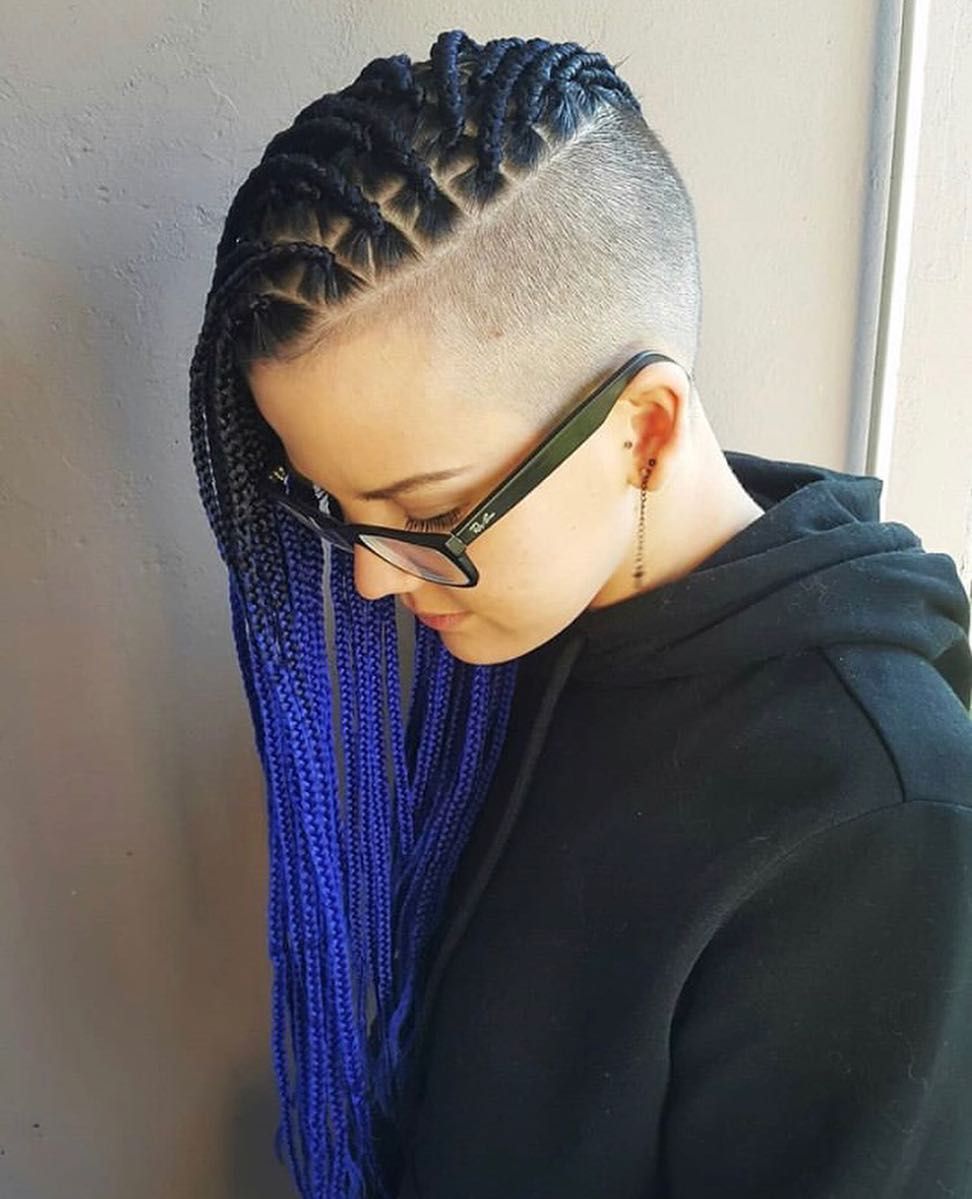 31 Box Braids With Shaved Sides For 2023 | ThriveNaija 31 Box Braids With Shaved Sides For 2023 | ThriveNaija