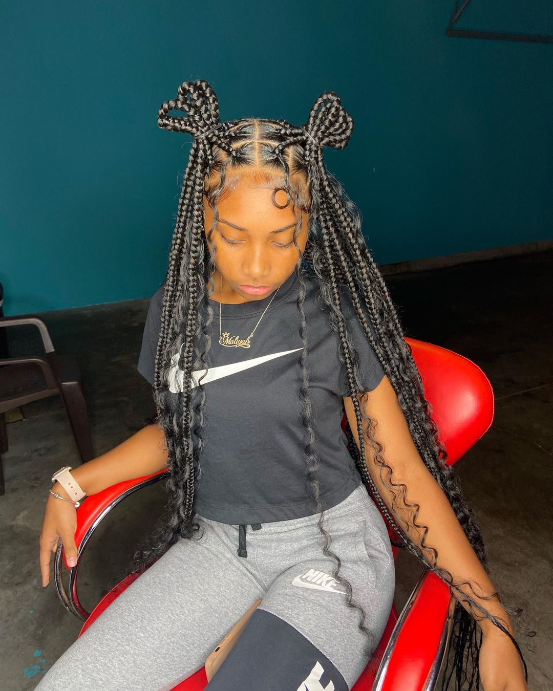 45 Knotless Braid Styles 2023 Jumbo Lose Braids And More Thrivenaija