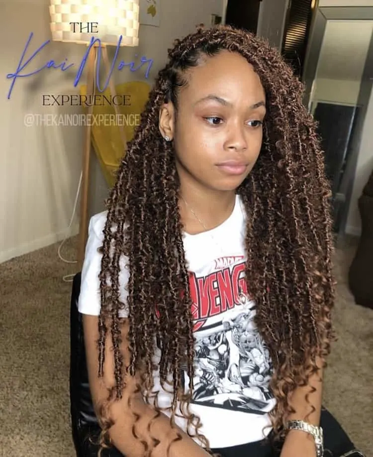 Bohemian Distressed Locs