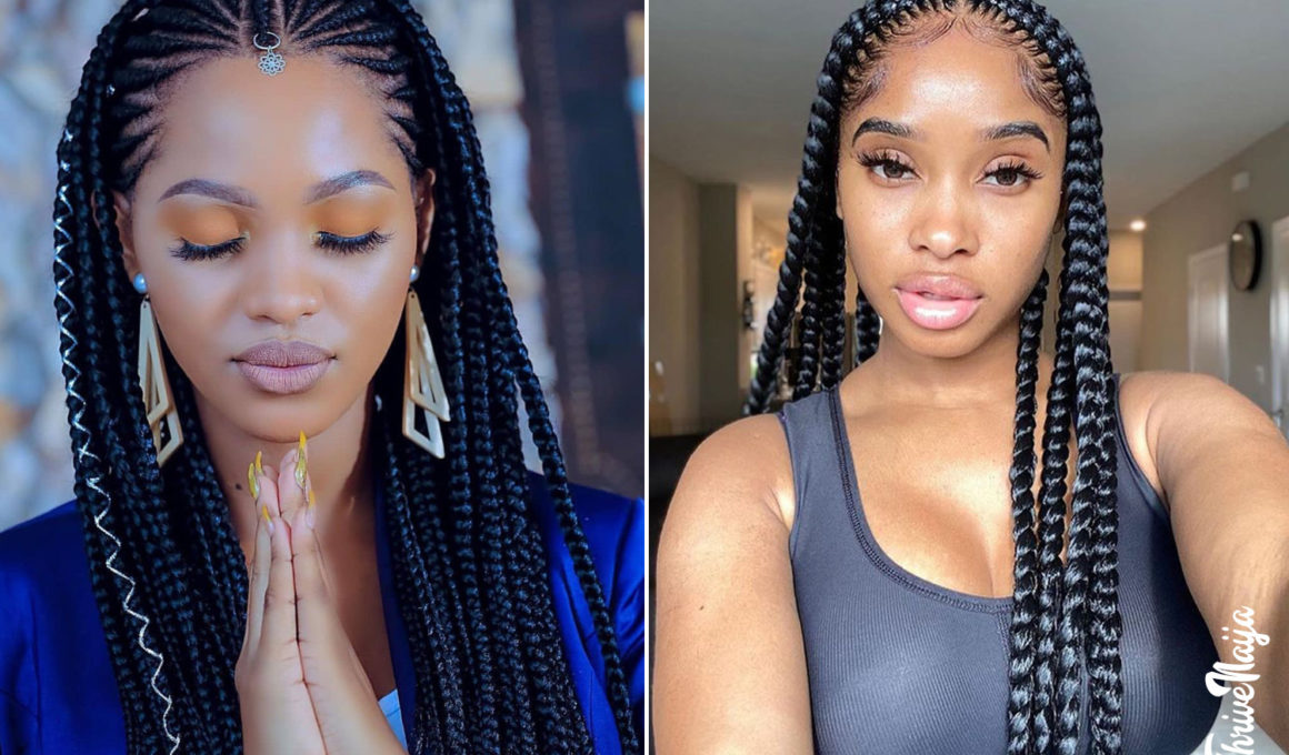 simple tribal braids ideas