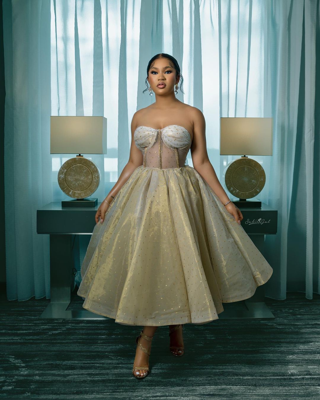 Adeola Adeyemi- Rocking Ball Gown Effortlessly