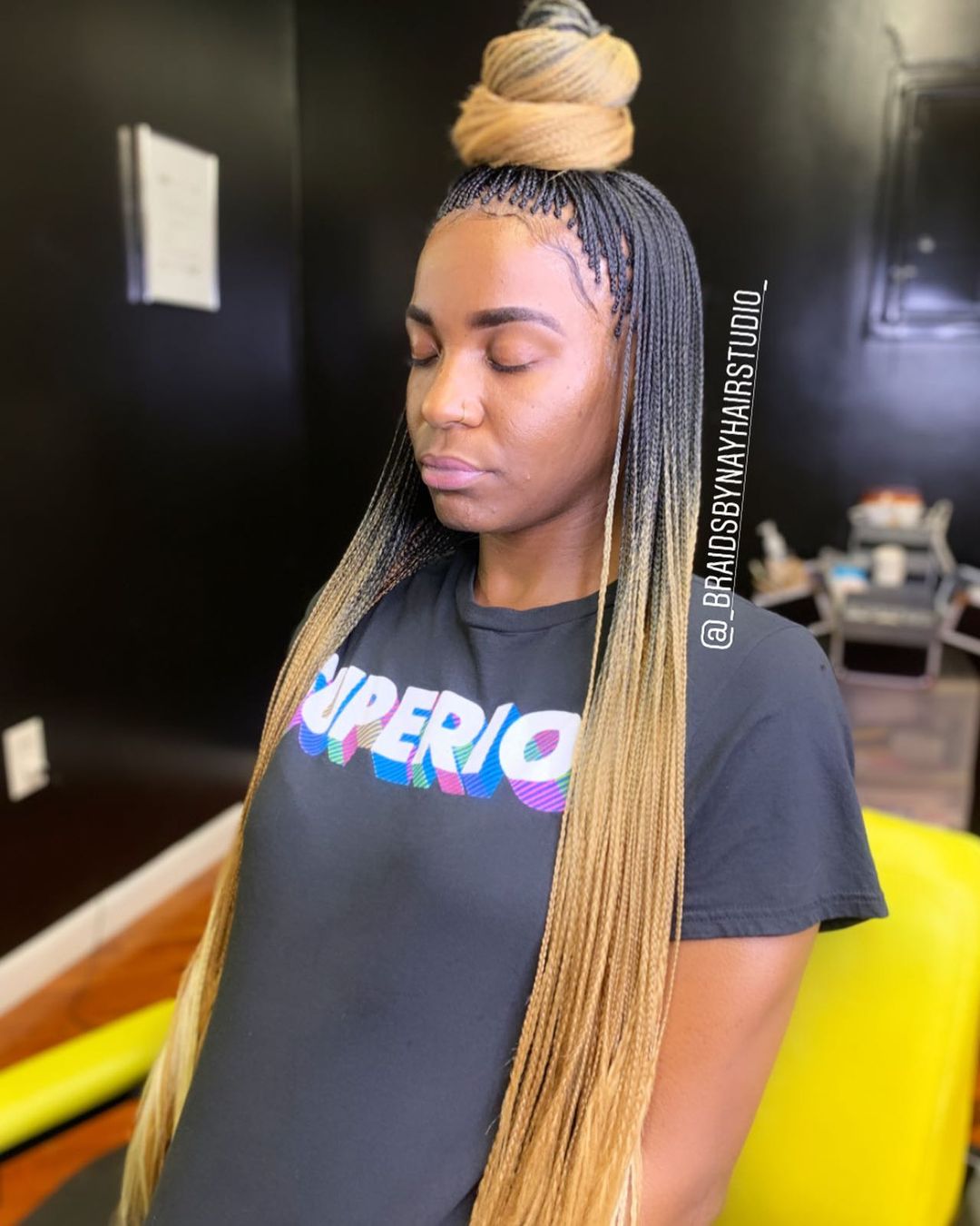 Ombre Micro Braids