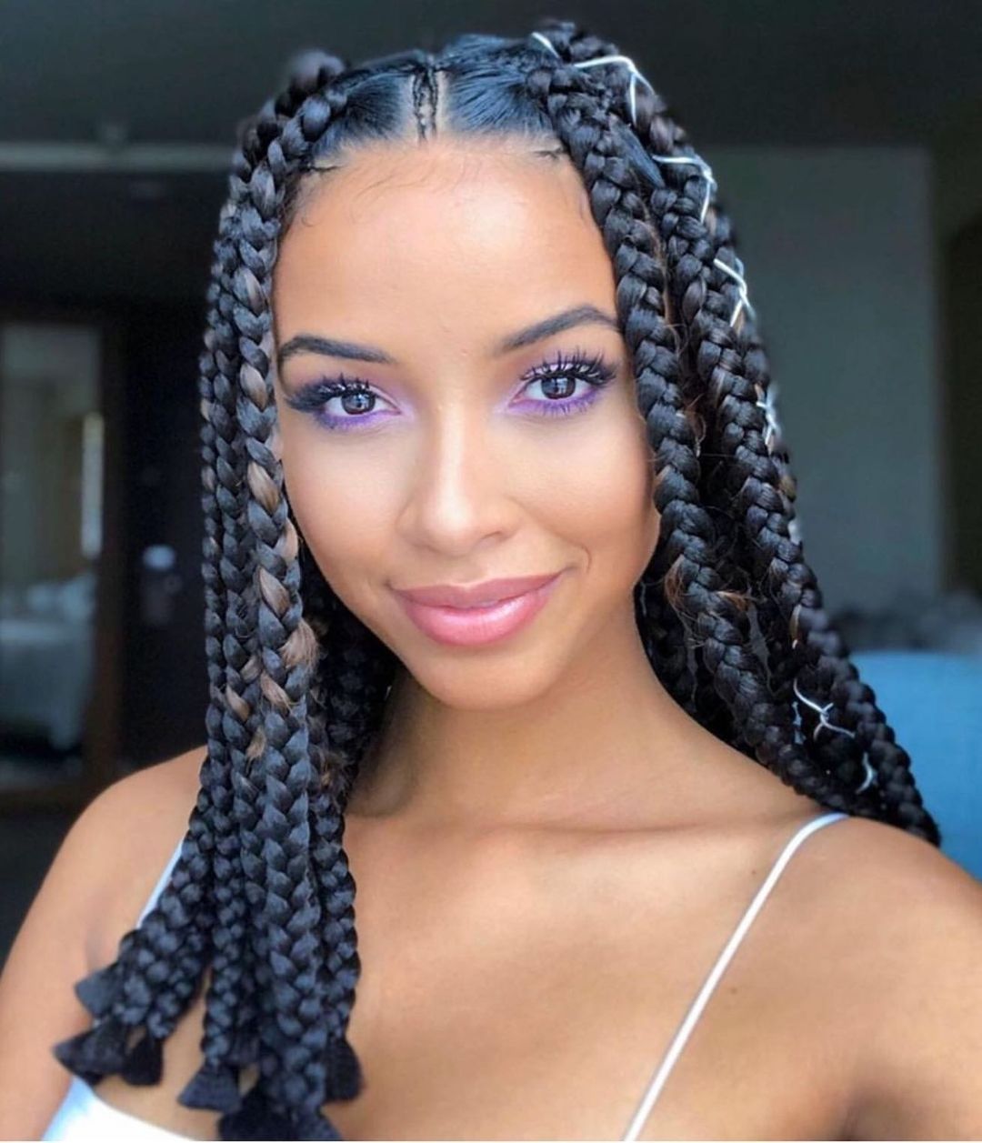 Blunt Cut Box Braid