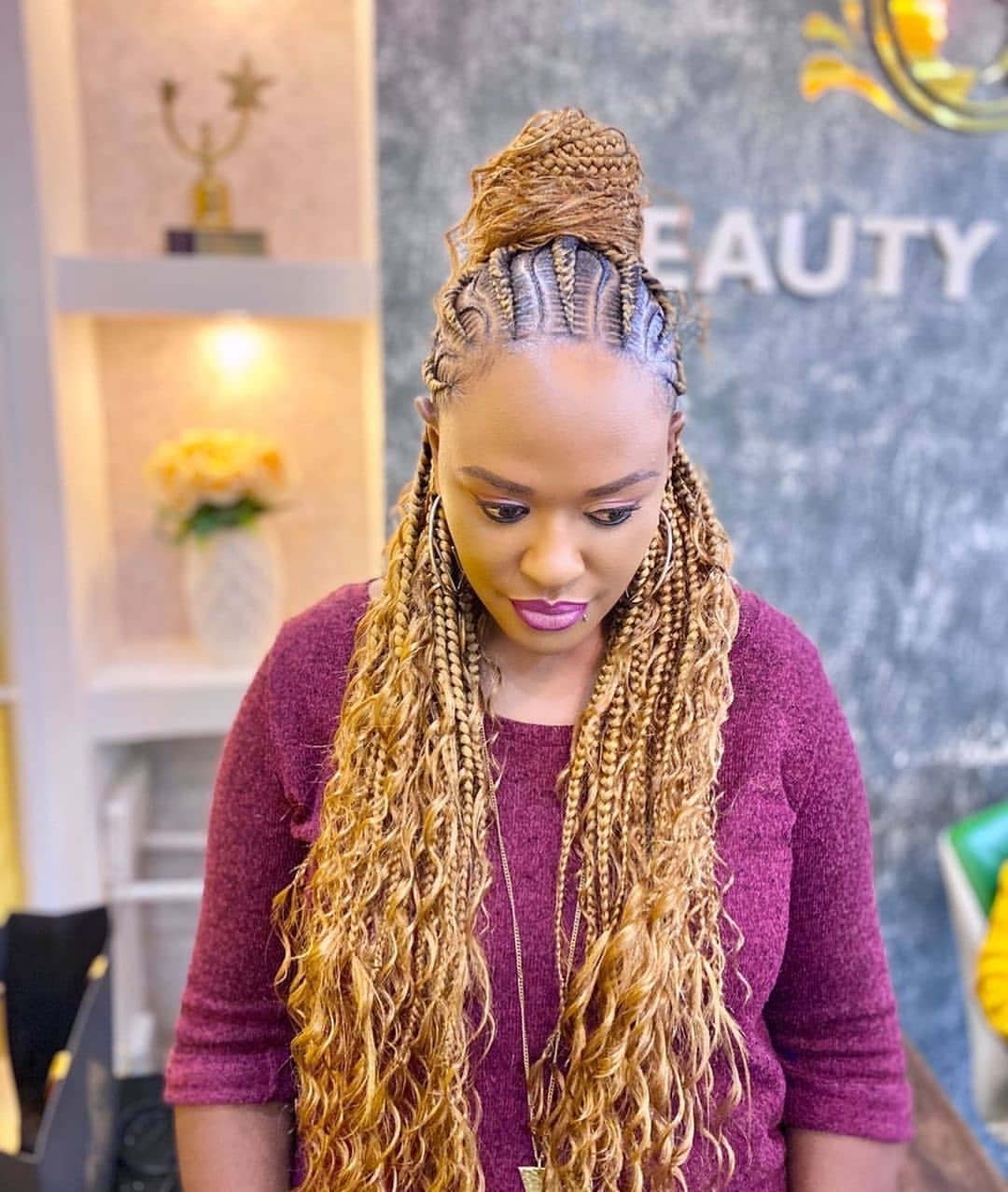 Top 15 African Braid Hairstyles in South Africa  Reny styles