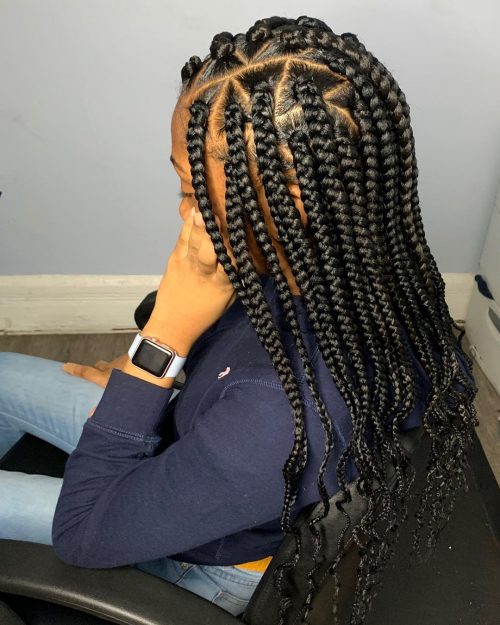 Triangle Box Braid