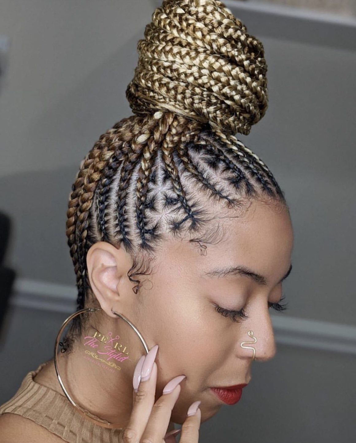 31 New Triangle Braids Hairstyle Ideas | ThriveNaija