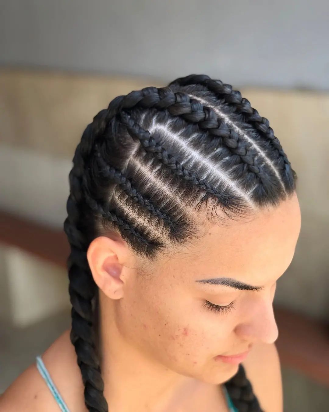 Jumbo Double Cornrow