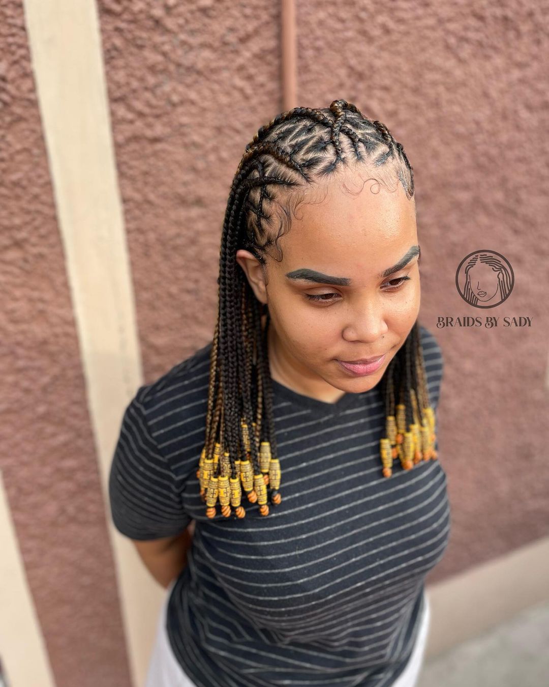 Shoulder Length Tribal Braids