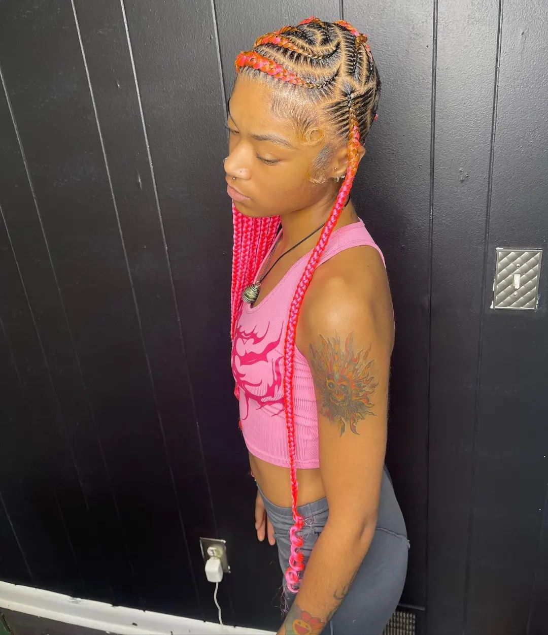 Pink Stitch Lemonade Braid