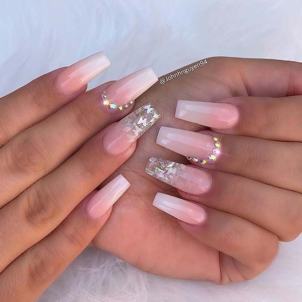 Baby Bloomer Ombre Nails