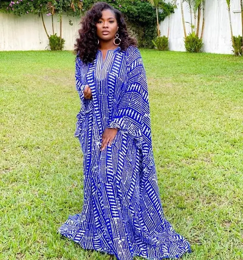 Long Flowing Rich Aunty Vibe Gown