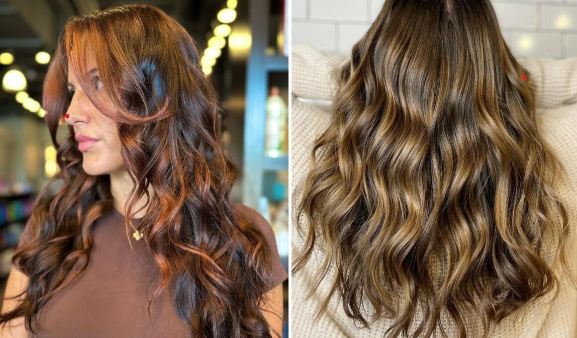 Beautiful Winter Balayage Style
