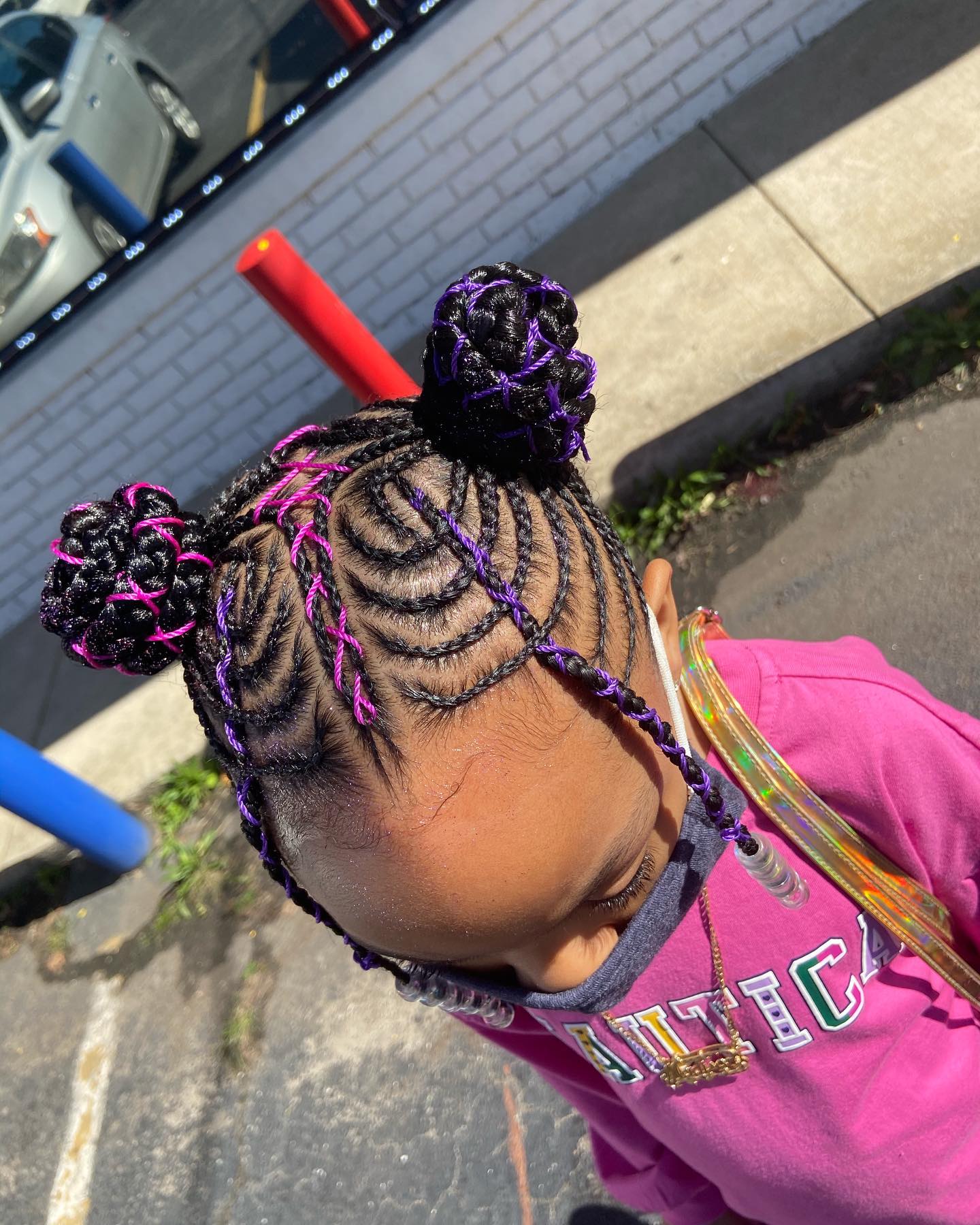 Bunny Cornrow Hairstyle