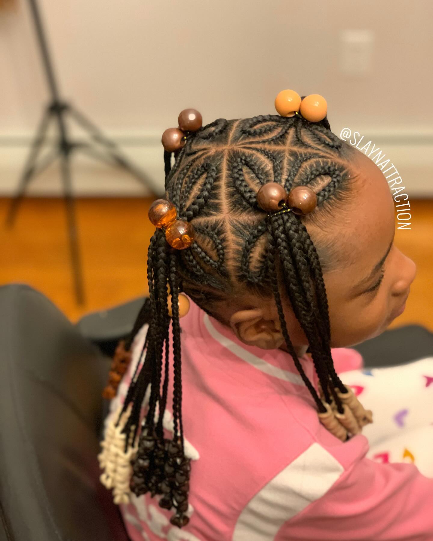 Butterfly Ponytail Cornrow