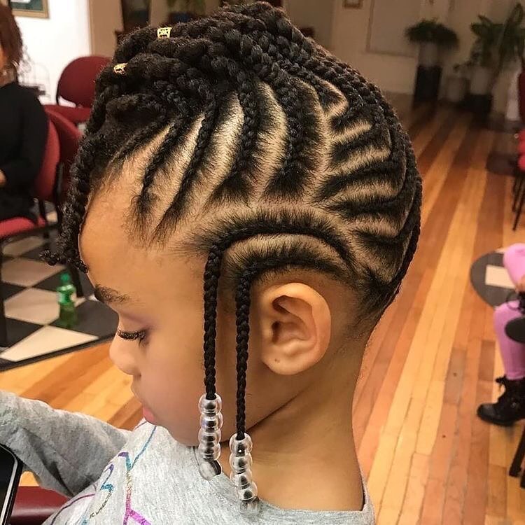 Mohawk Fulani Cornrow