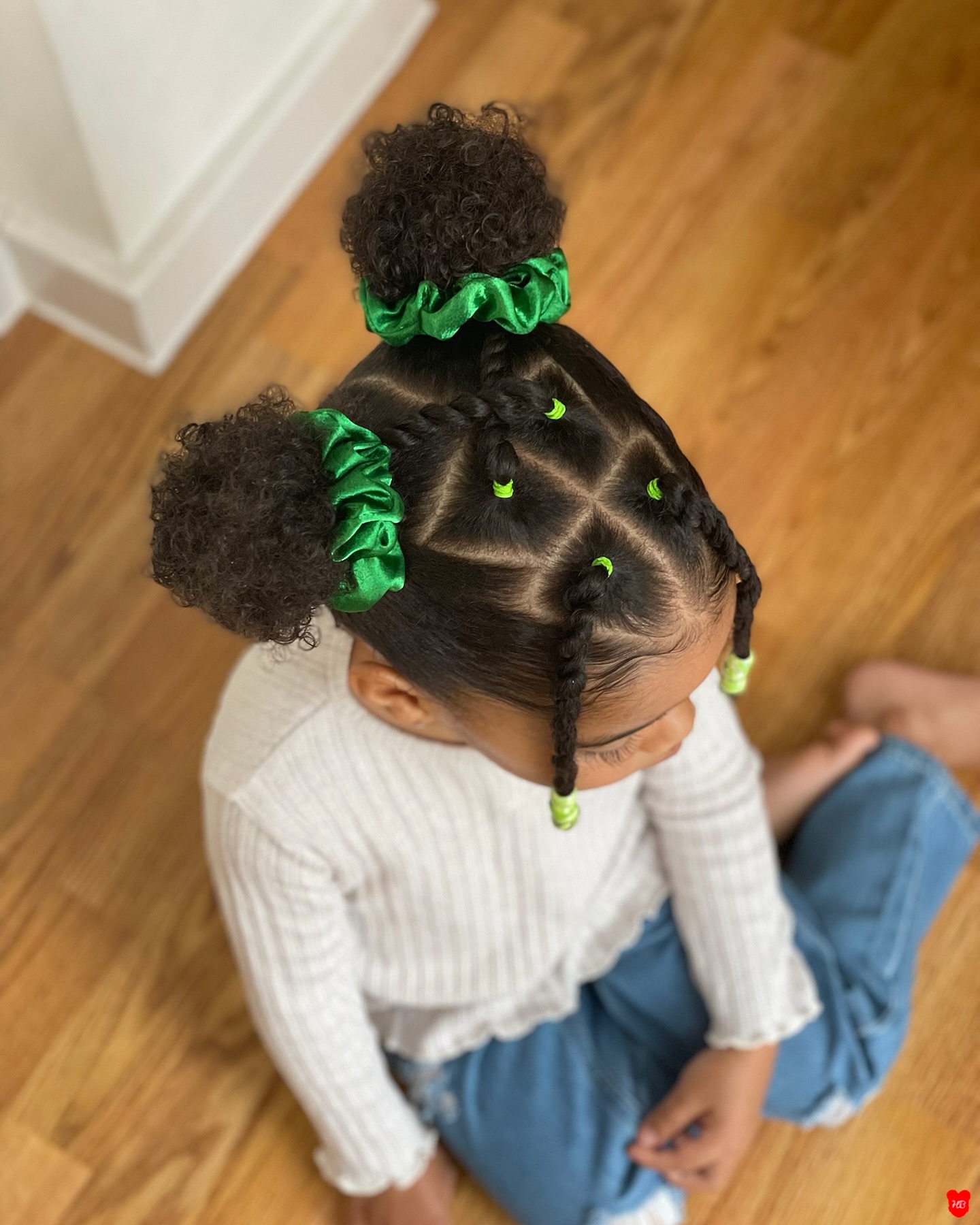 Simple Puff and Twisted Bangs