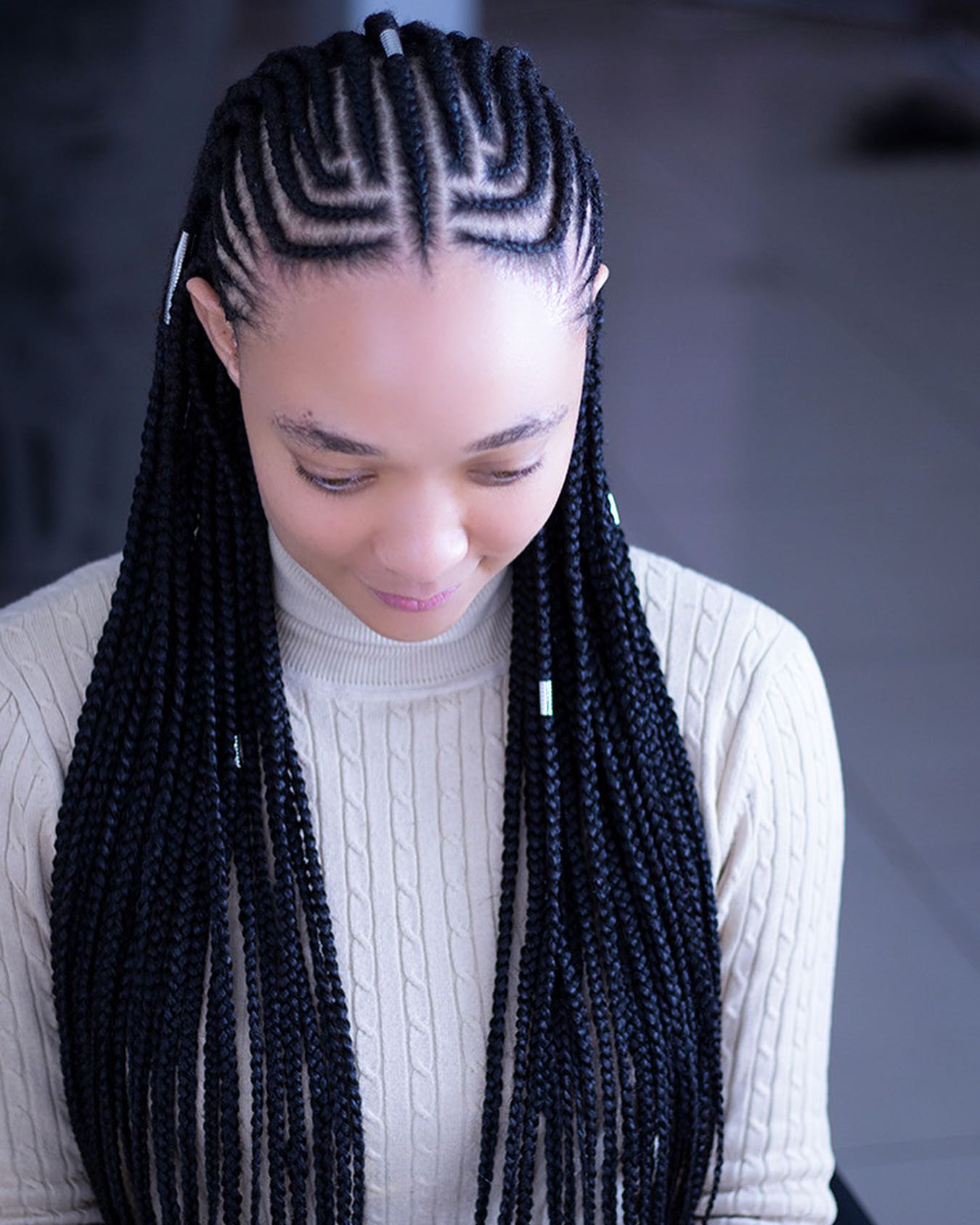 Braid Out Thin Cornrow Hairstyles