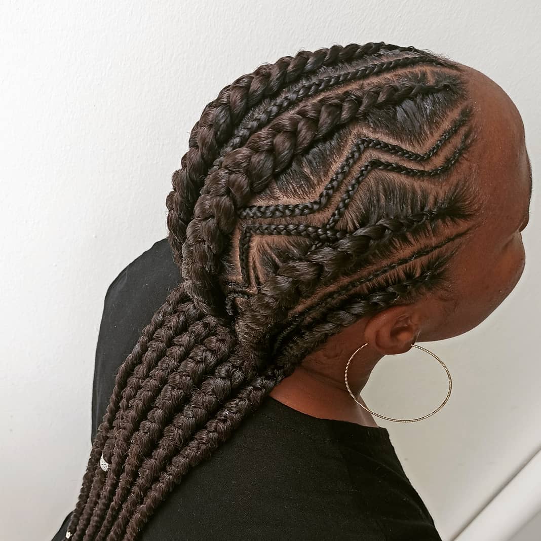 Cute S-Shaped Cornrow