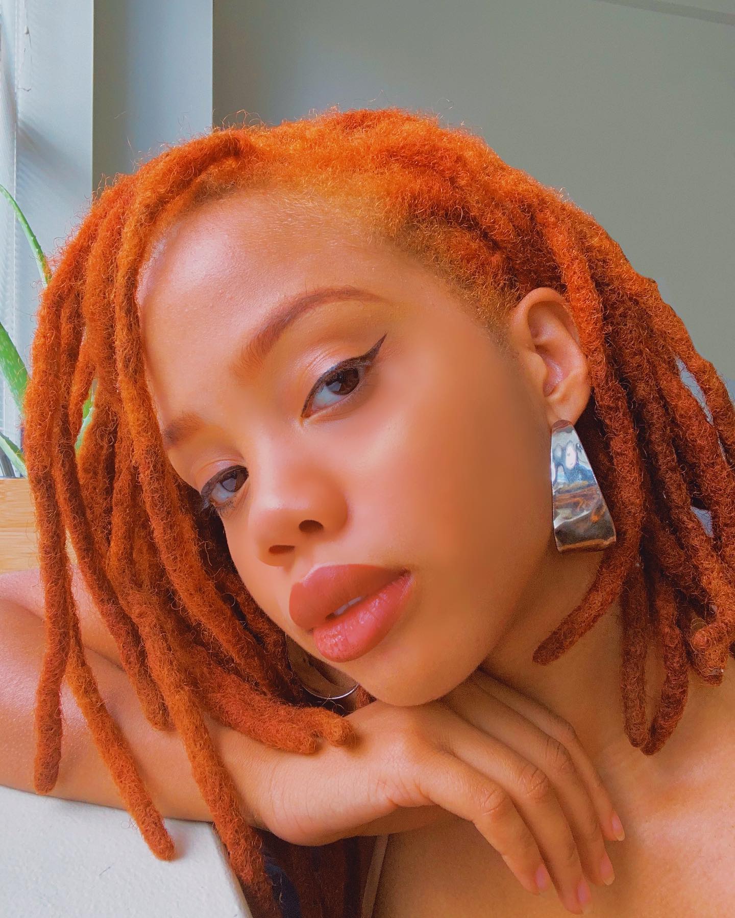 Jumbo Ginger Curly Locs