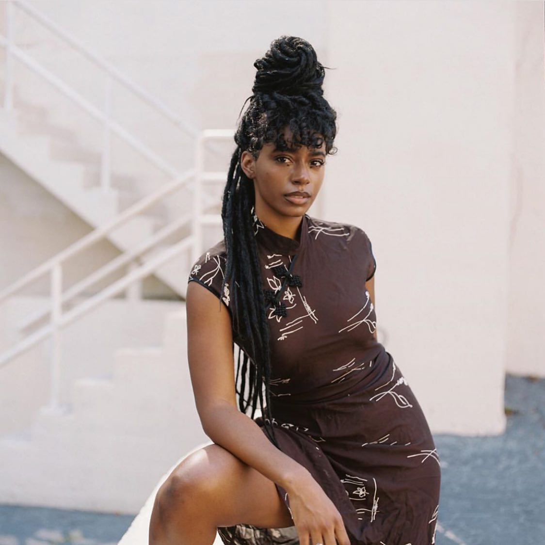 Gypsy Locs With Bangs