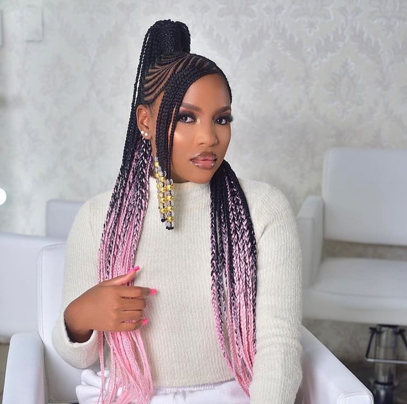 Unique Swirl Braided Updo