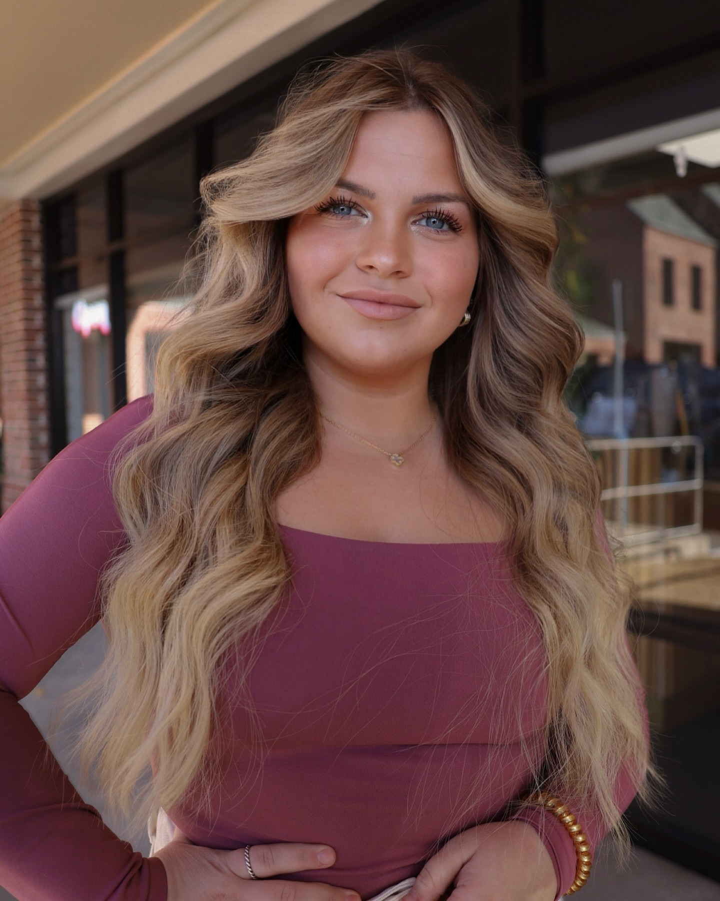 Caramel Blonde Balayage