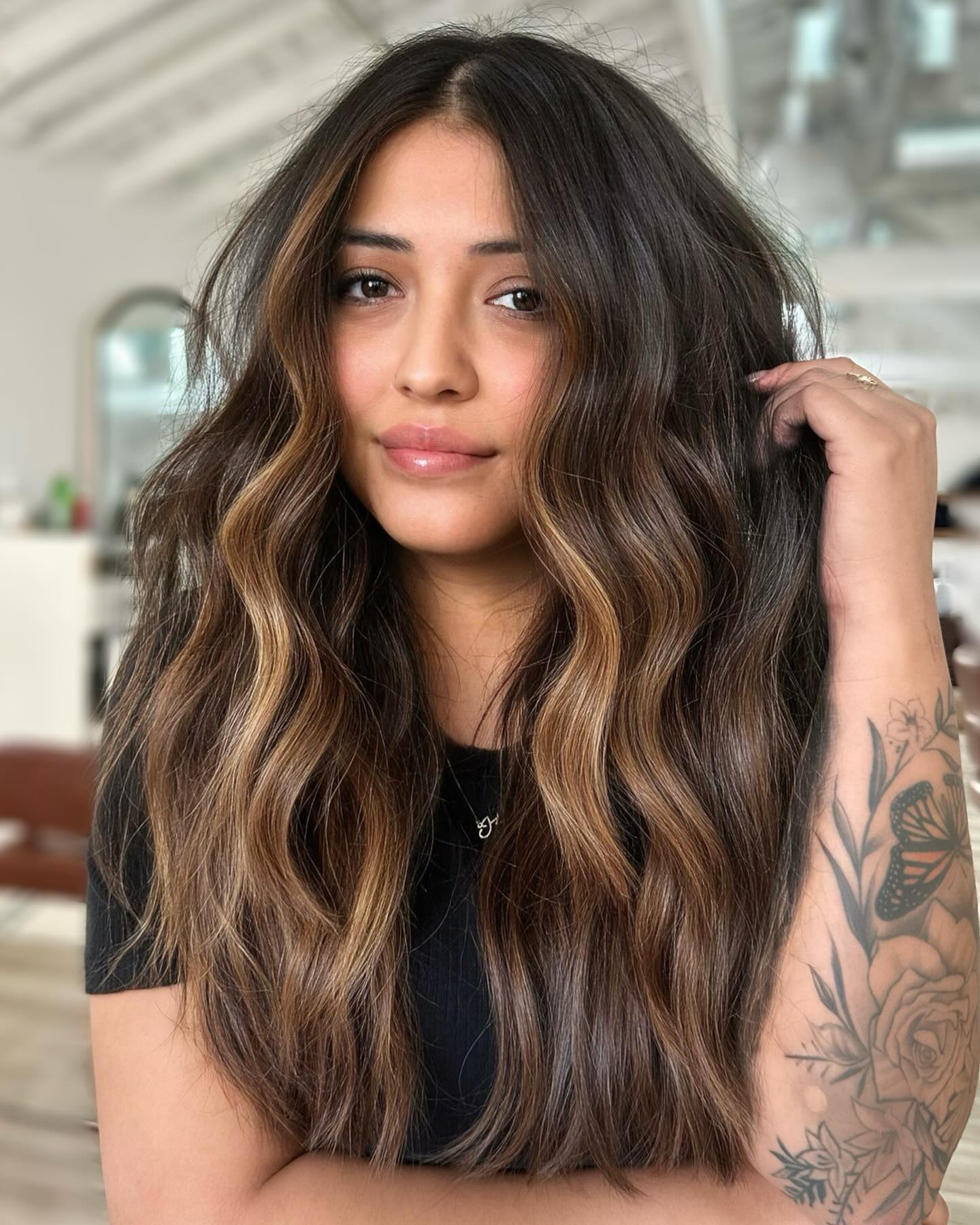 Chestnut With Caramel Highlight