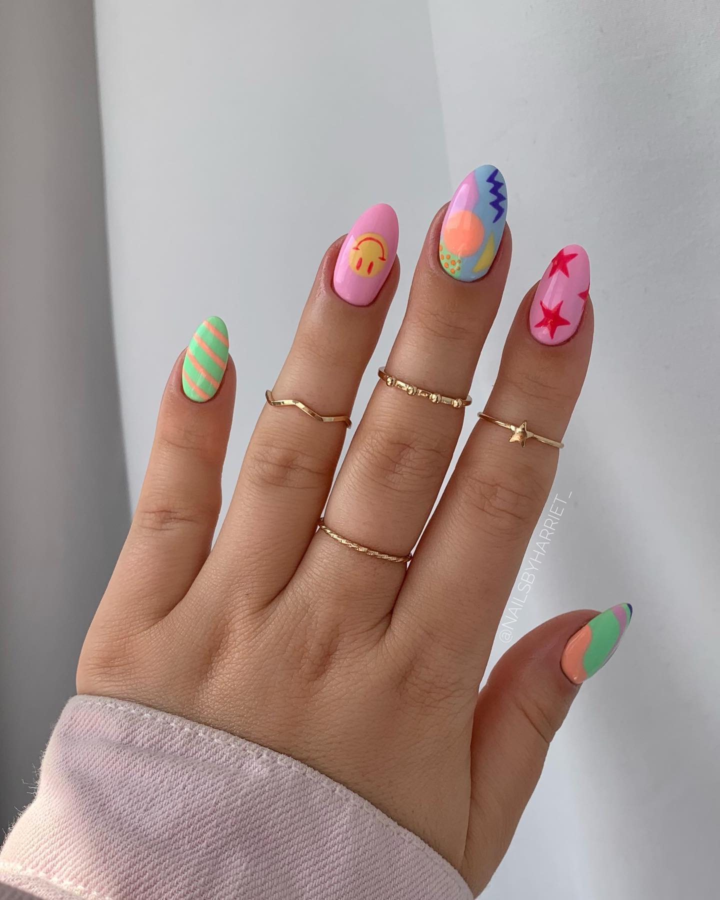 Cute Detailed Nail Art