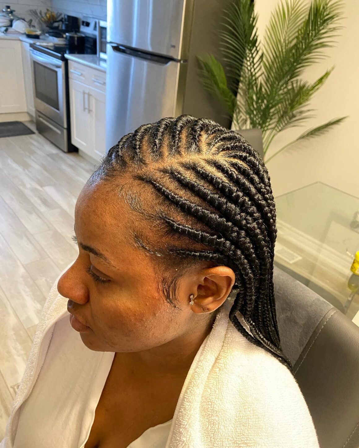 27 Cute All-Back Ghana Weaving Hairstyles | ThriveNaija