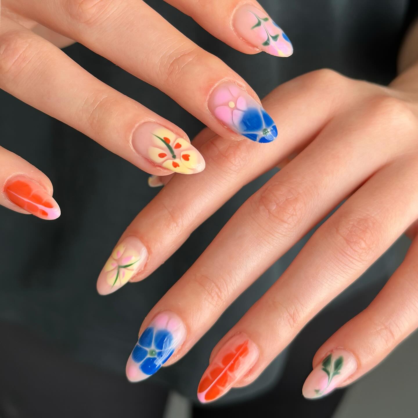 Bloom Hibiscus Nail Art