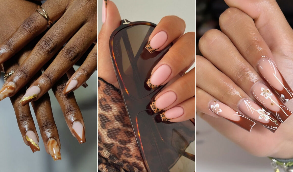 Shades Of Brown Nails