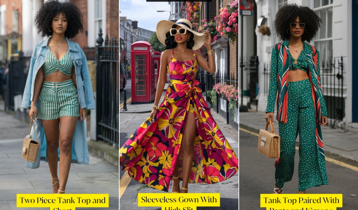 Sleeveless Gown With High Slit