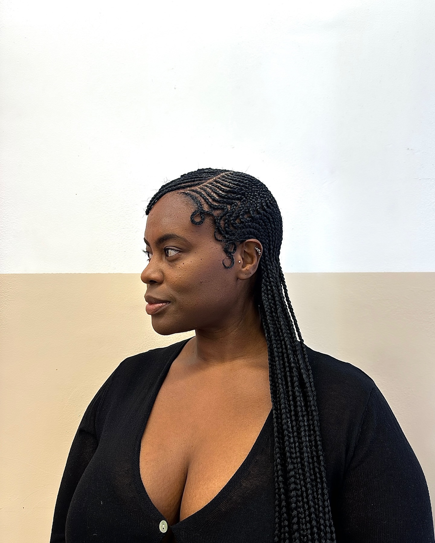 Cornrow Finger Waves Braid