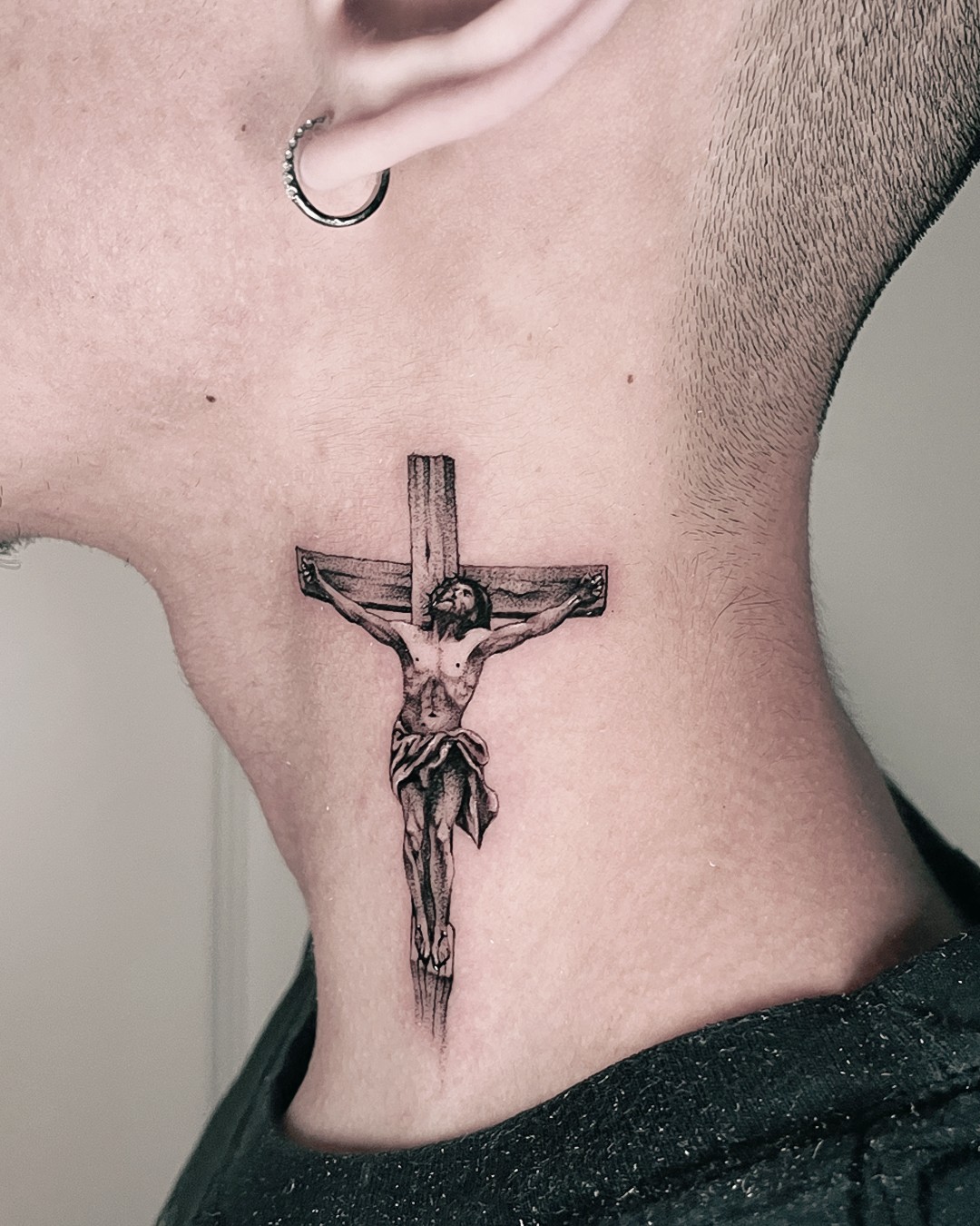 Jesus Christ on The Cross Tattoo