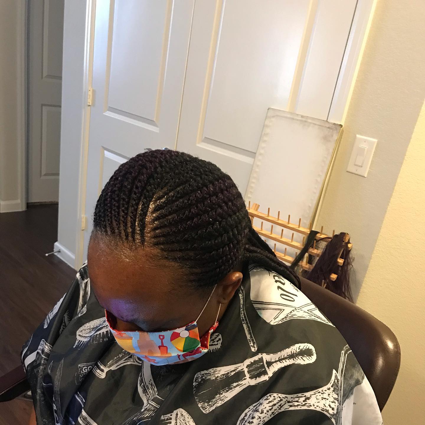 Neat African Cornrow Braid
