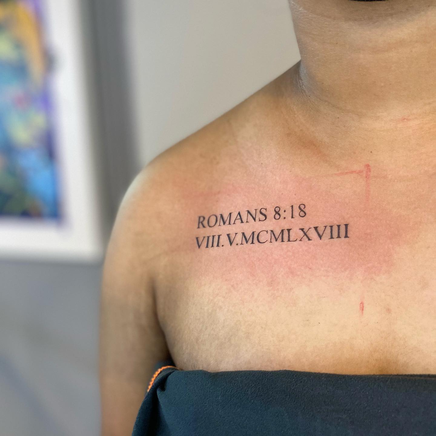Roman Numerals Verse Tattoo