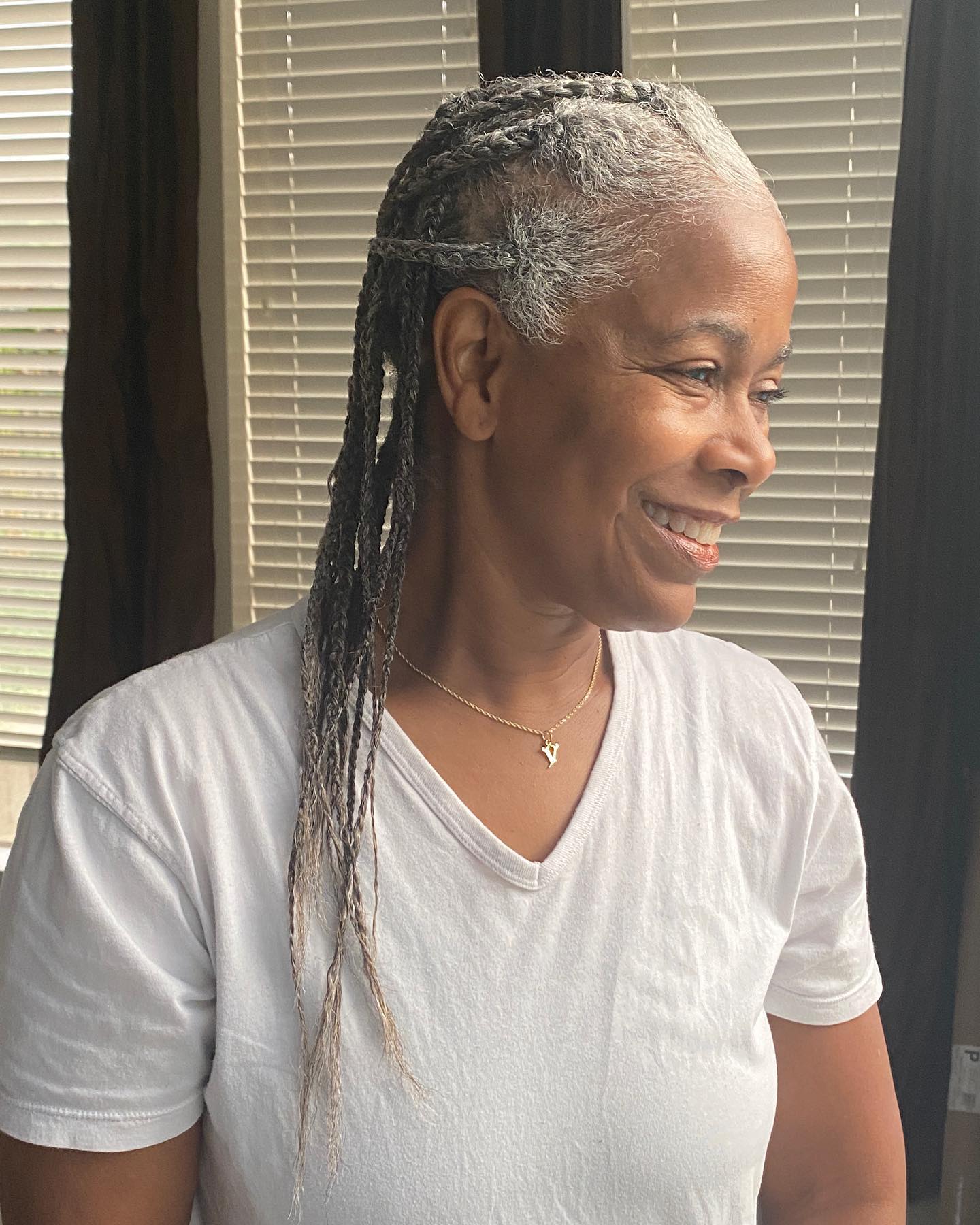 Short Mini Braid Hairstyle