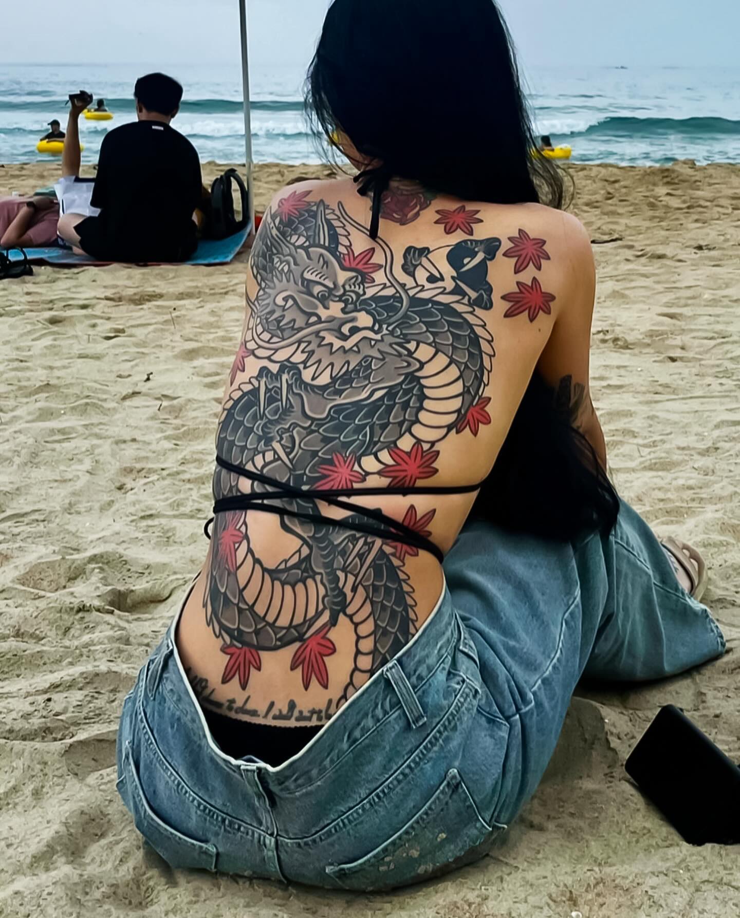 Traditional Japanese Dragon Tattoo