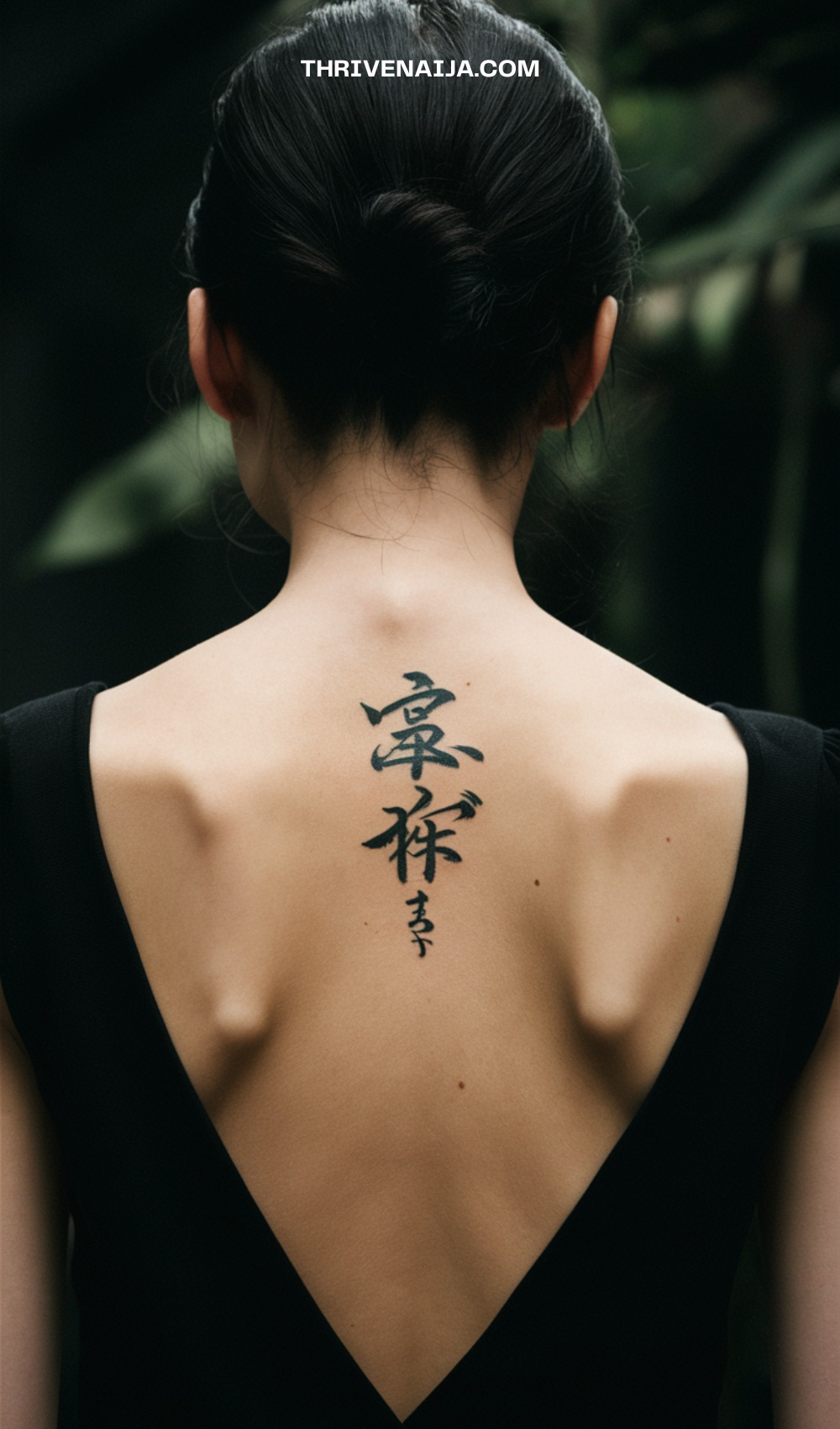 Cursive Chinese Character Tattoo