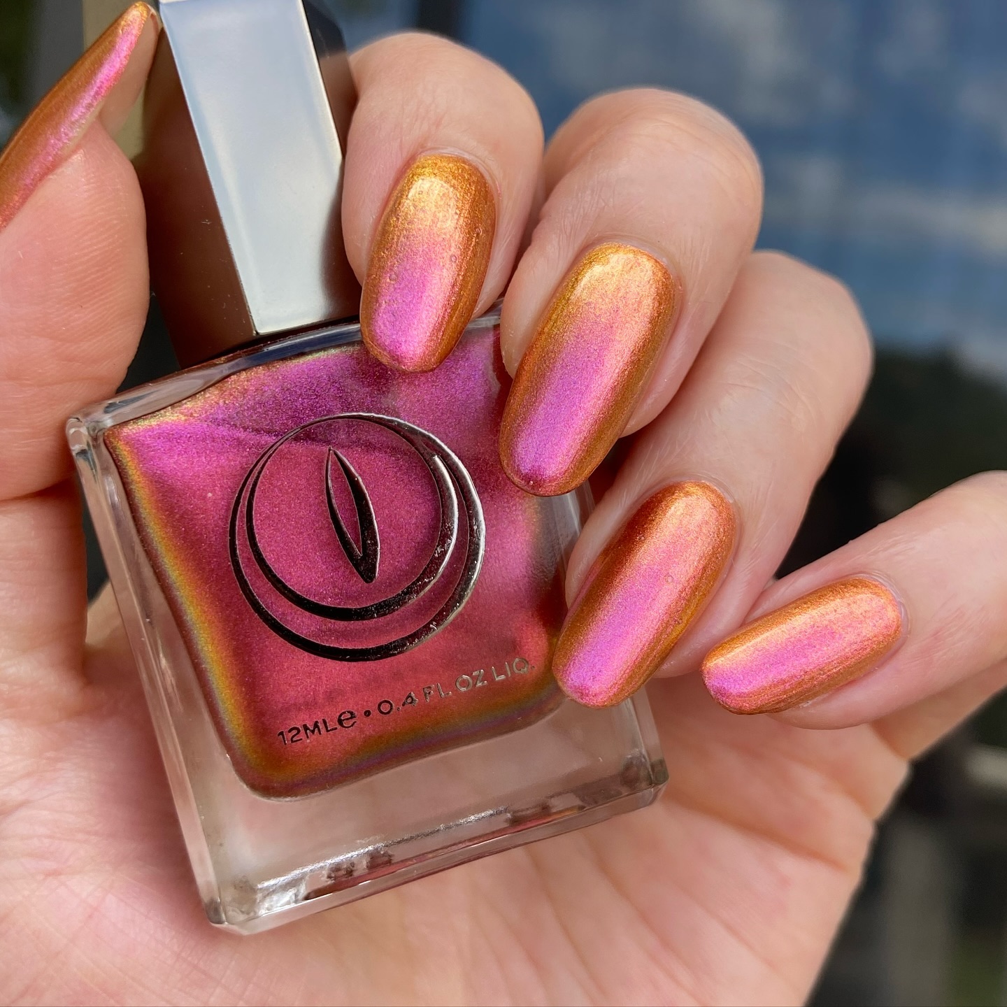 Fall Sunset Nail Design