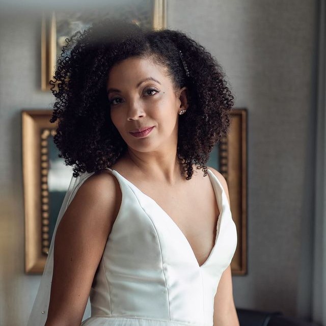 Optimal Afro Curls Half Up Half Down Hairstyle