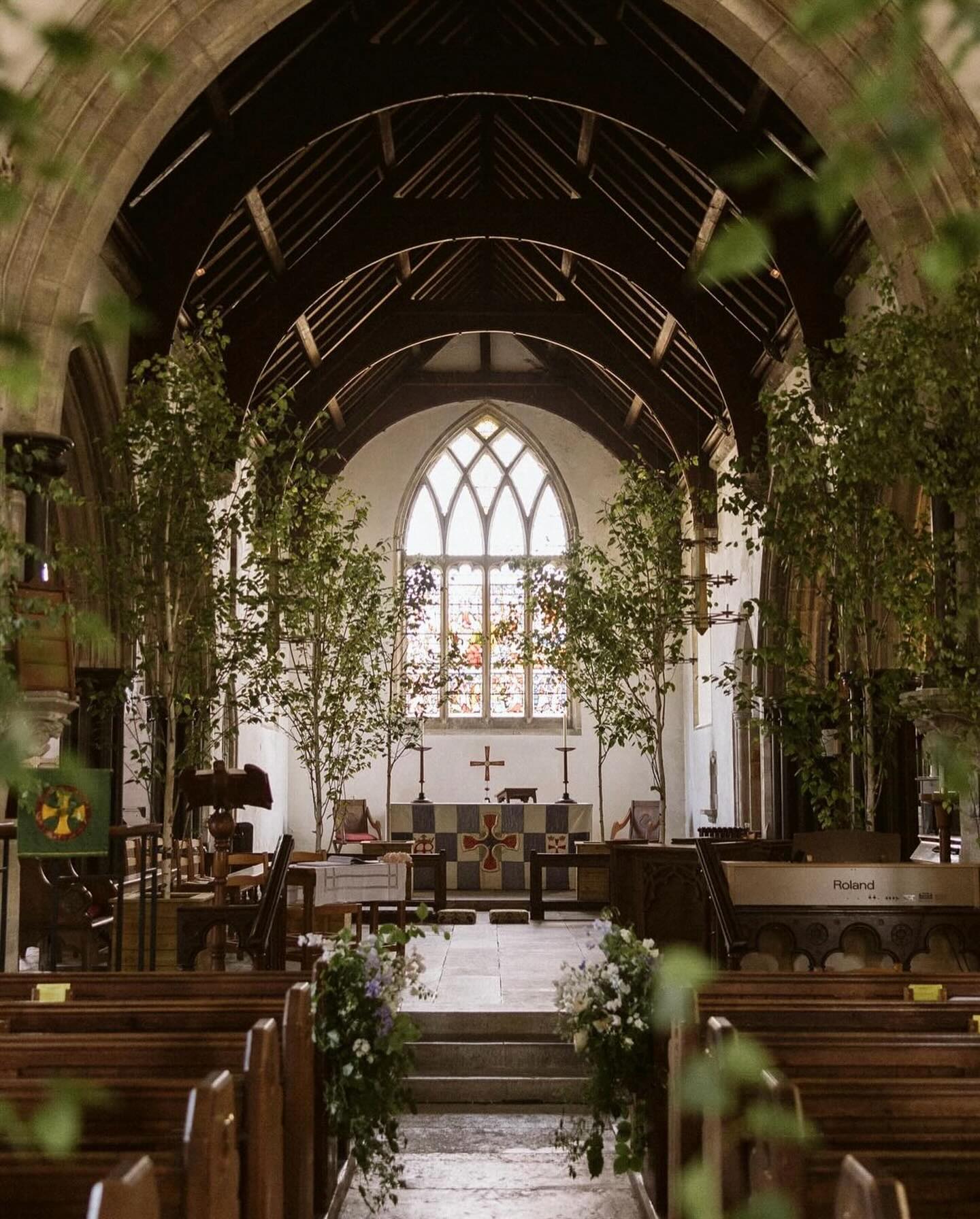 Stunning PlantsFlower Decor Church Wedding