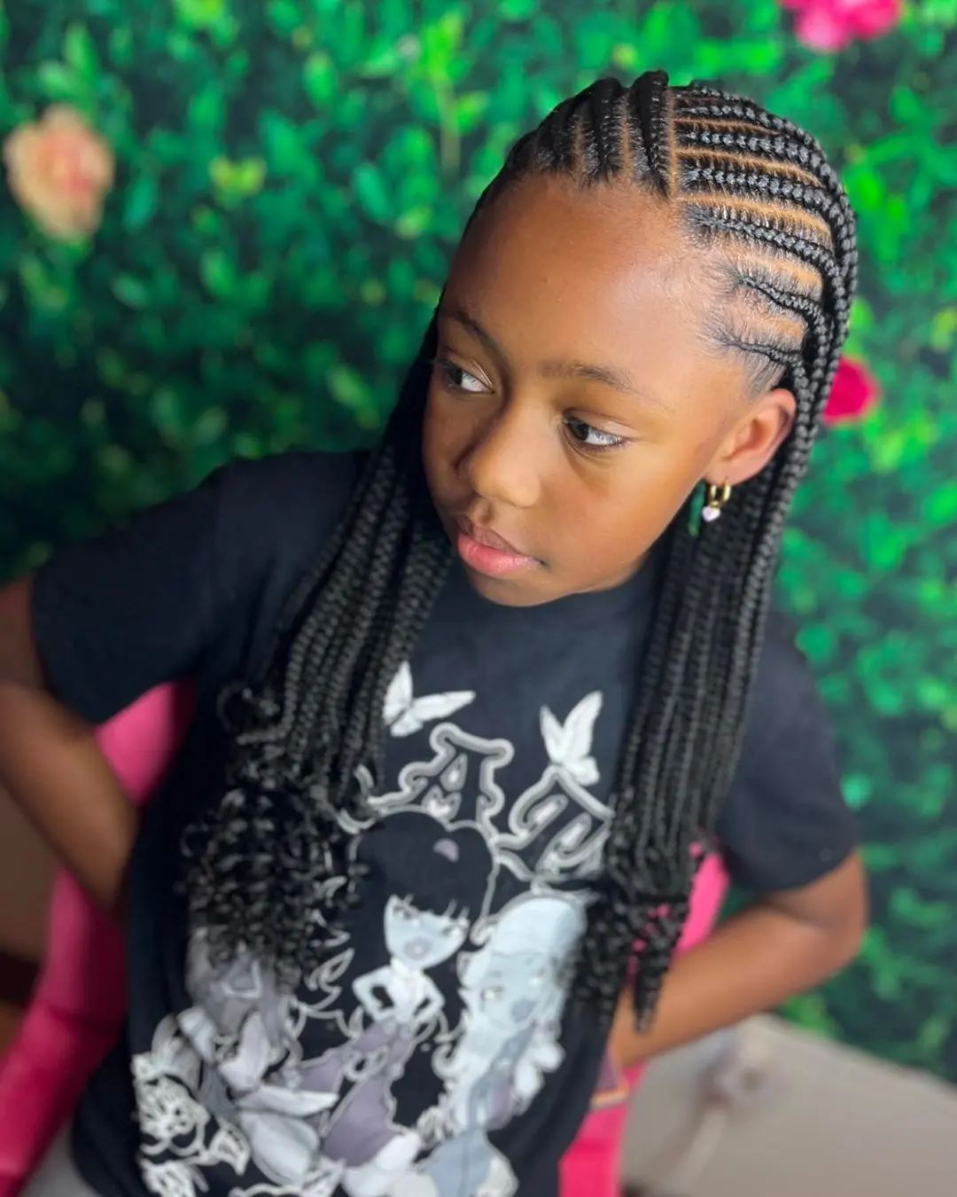 Two Layer Braid Hairstyle