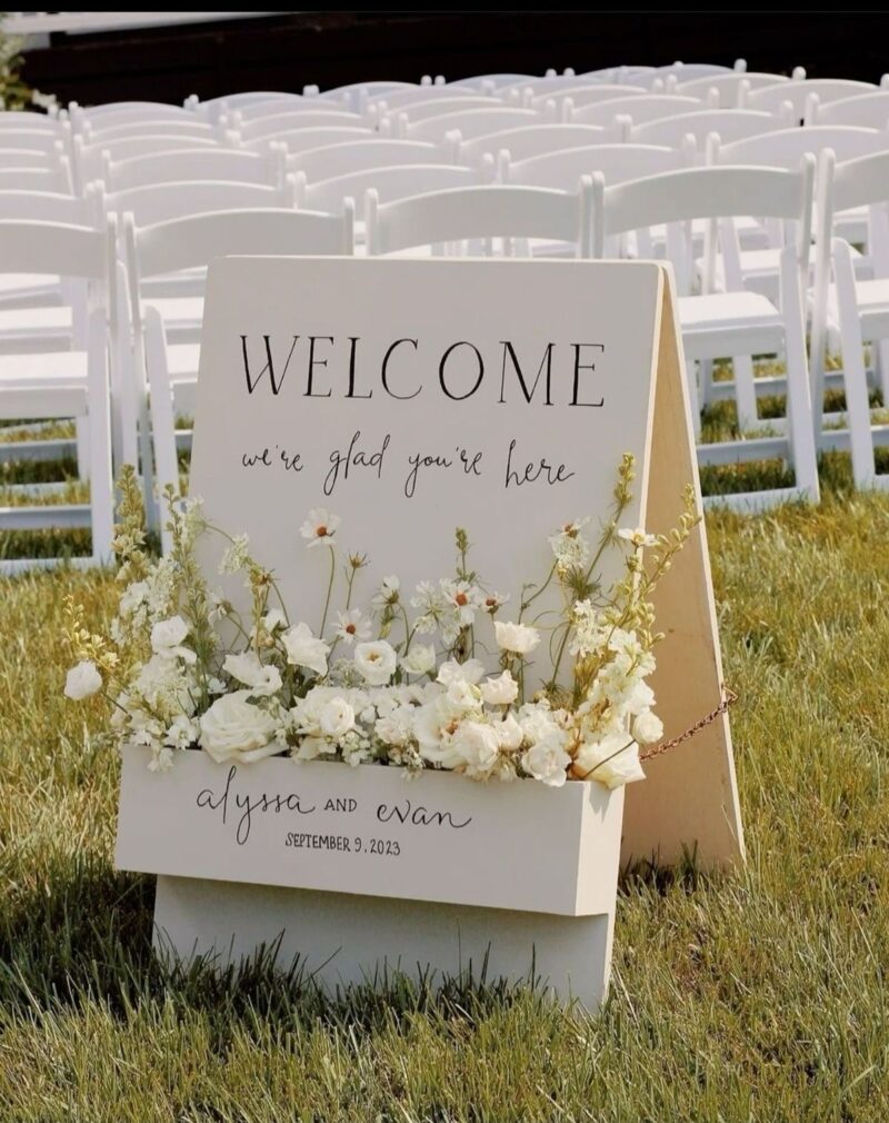 Cool Welcomesign 20 Unique Wedding Welcome Sign Ideas | ThriveNaija