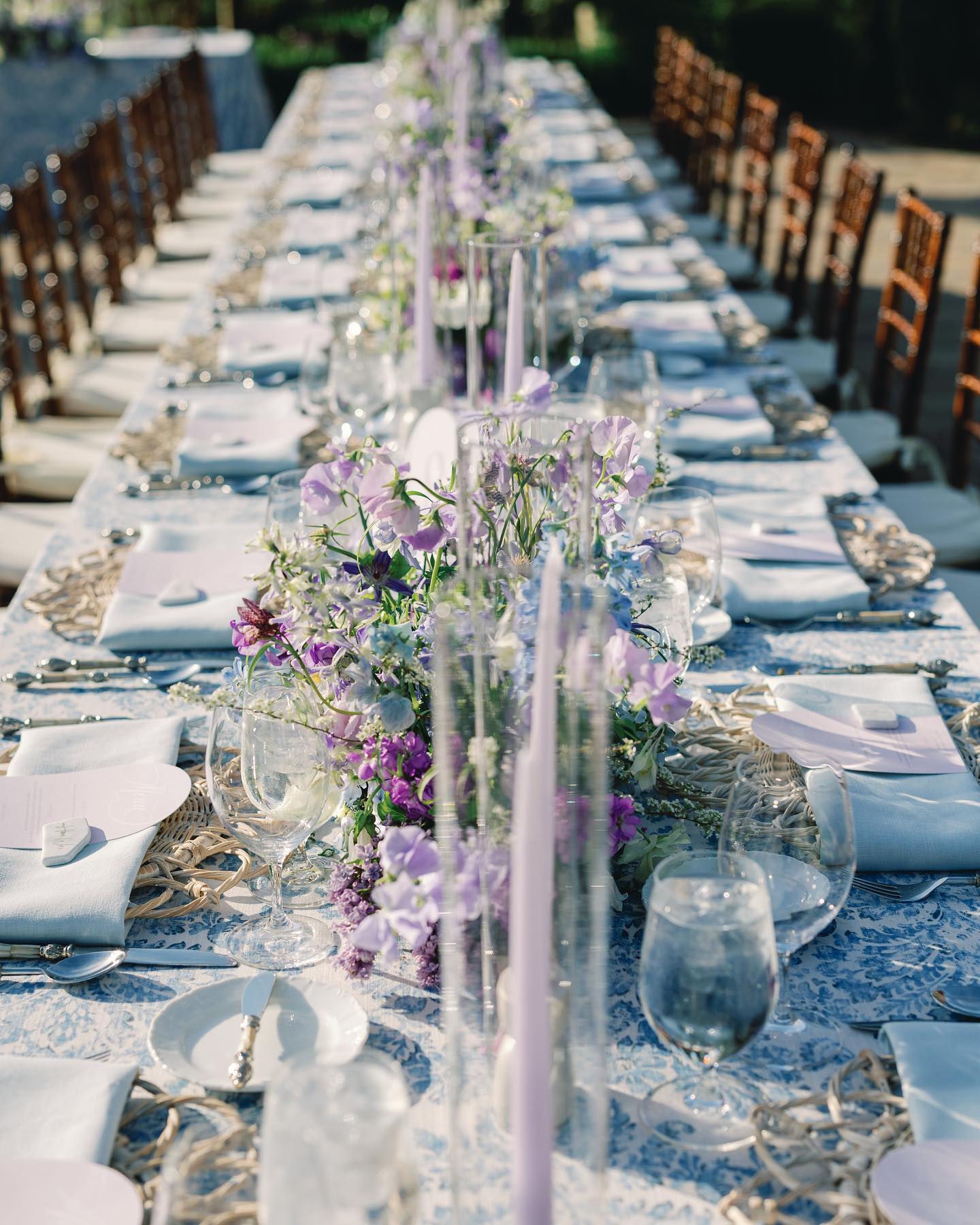 Powder Blue and Lilac