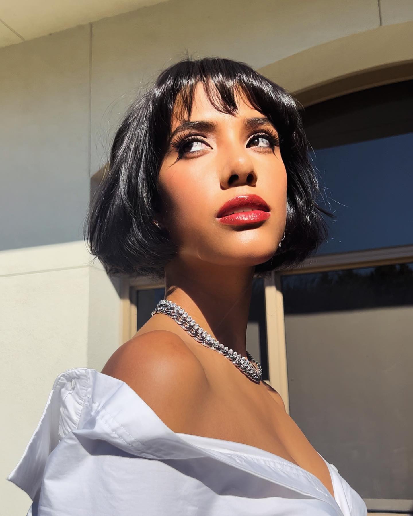 Straight Bob with Wispy Ends