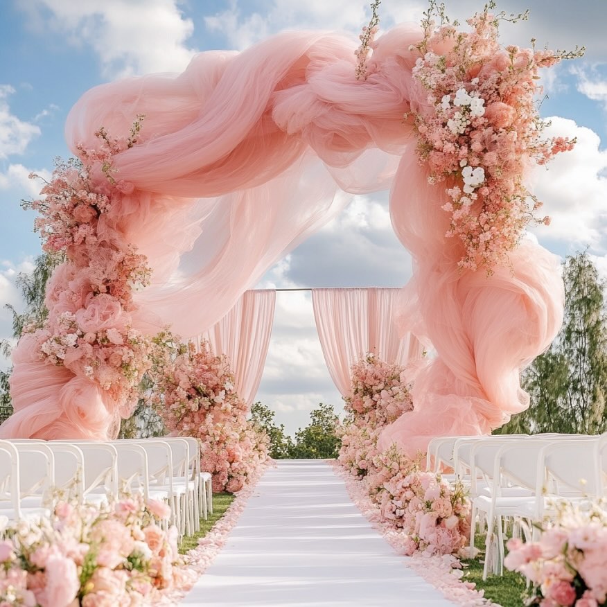 Summer Bloom Pink and White Highlight