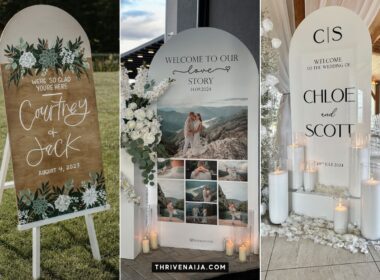 Unique Wedding Welcome Sign Ideas