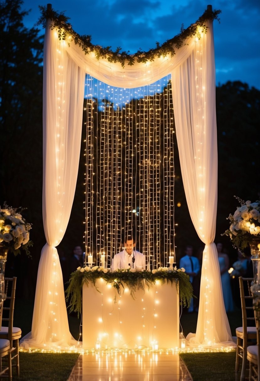 Glowing Fairylight Curtain
